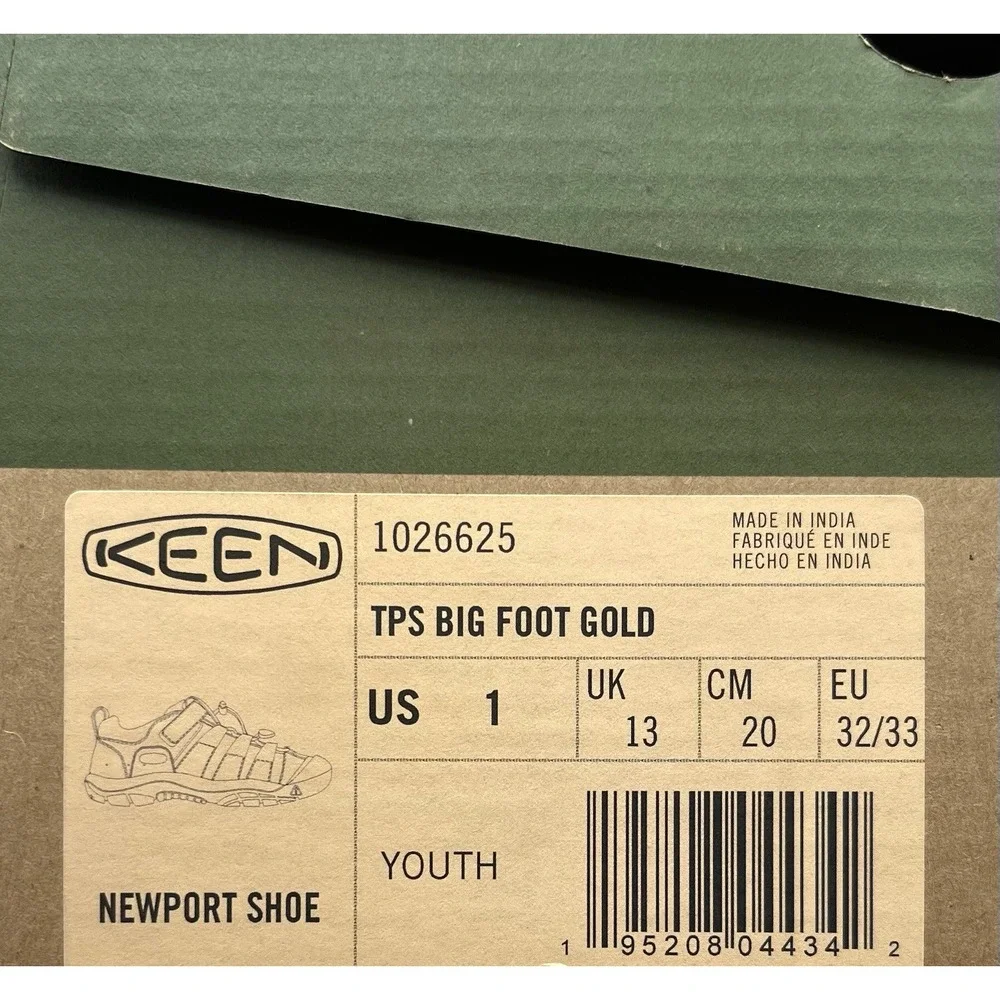 KEEN Youth Big Boys Girls Newport Suede Cozy Shoes Size 1 Black Slip-on Bungee